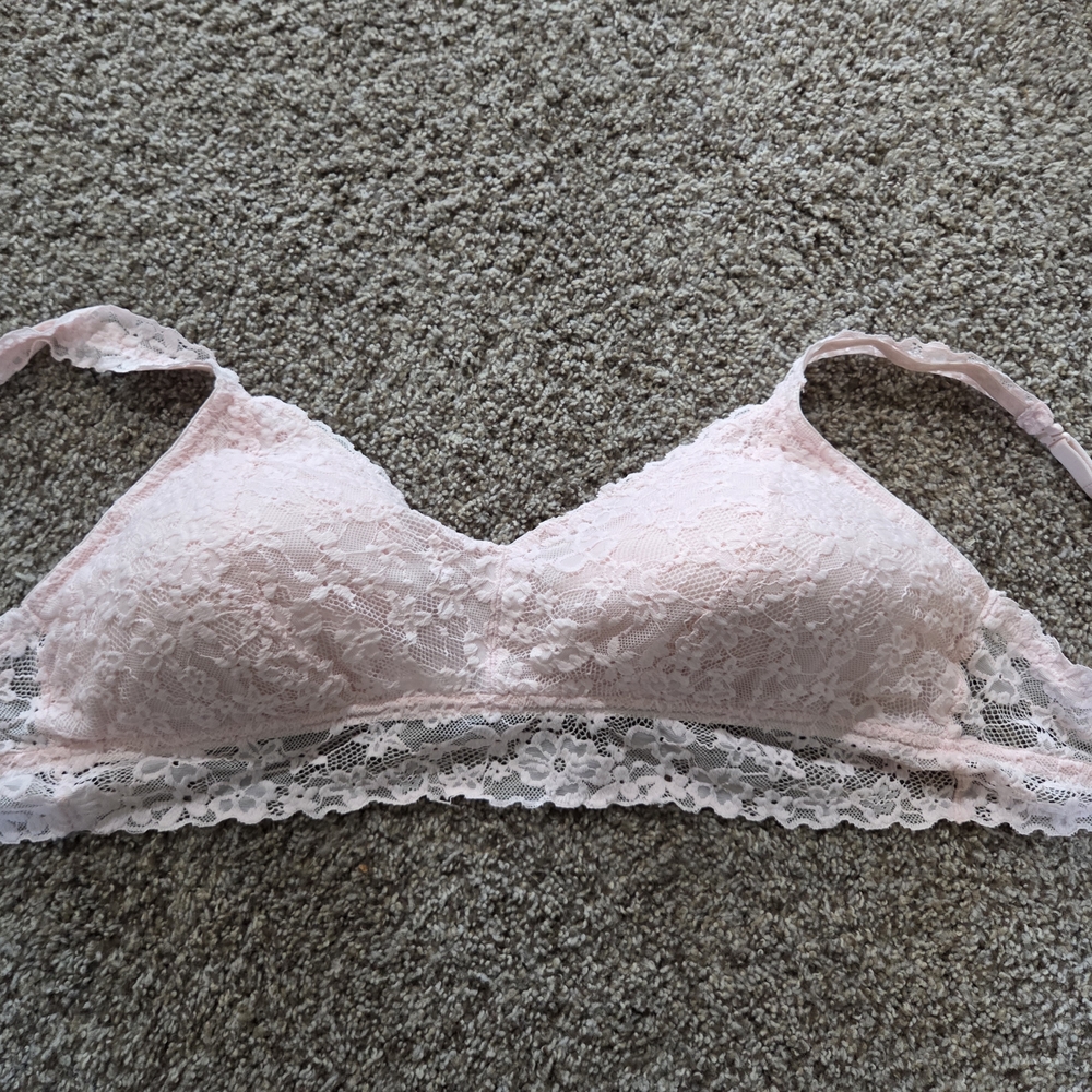 No Boundaries Light Pink Lace Bralette